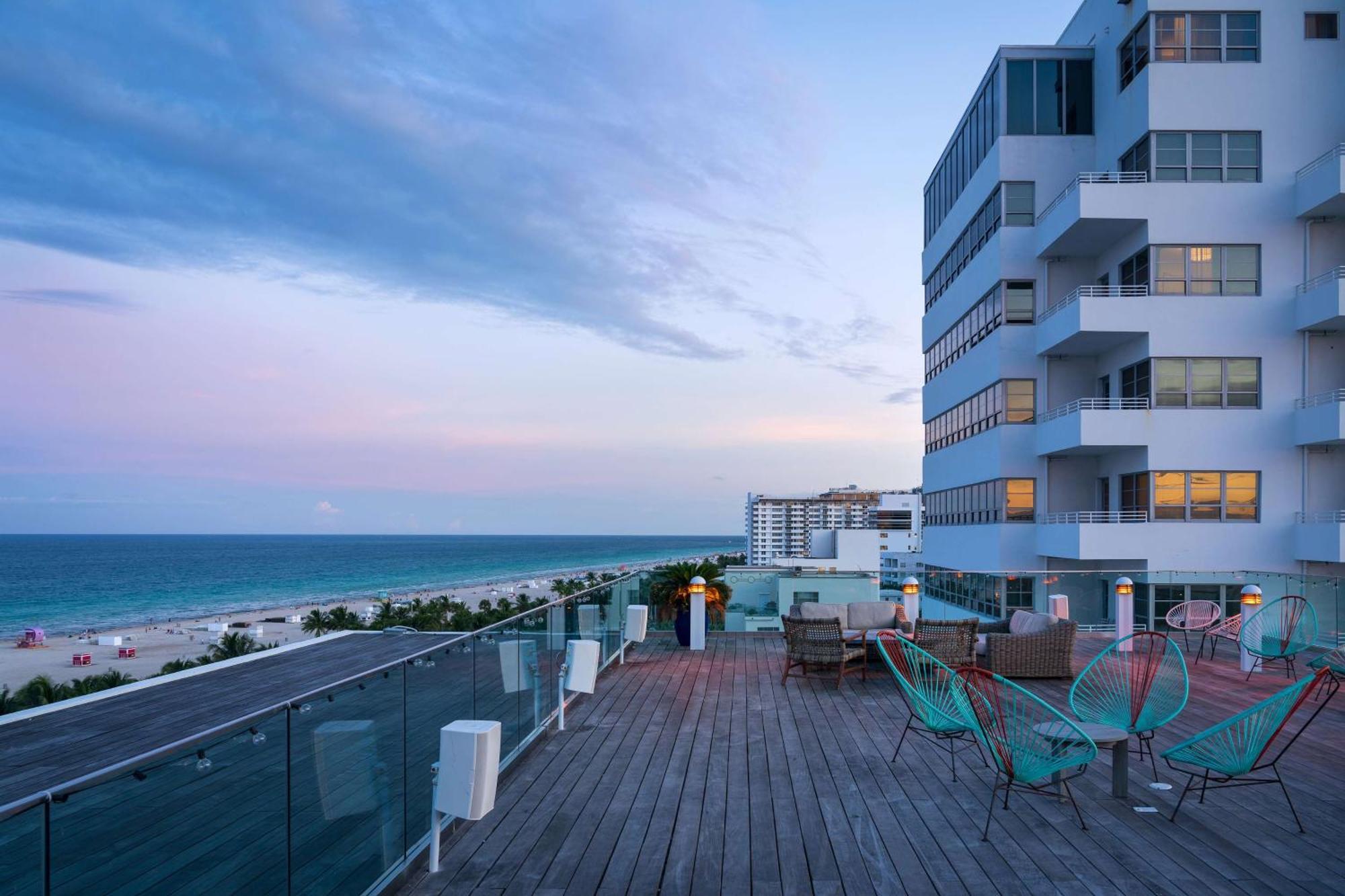 Nautilus Sonesta Miami Beach Exterior foto View from the rooftop