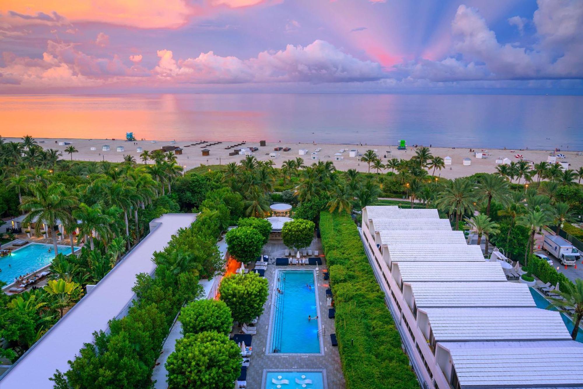 Nautilus Sonesta Miami Beach Exterior foto Aerial view of the hotel